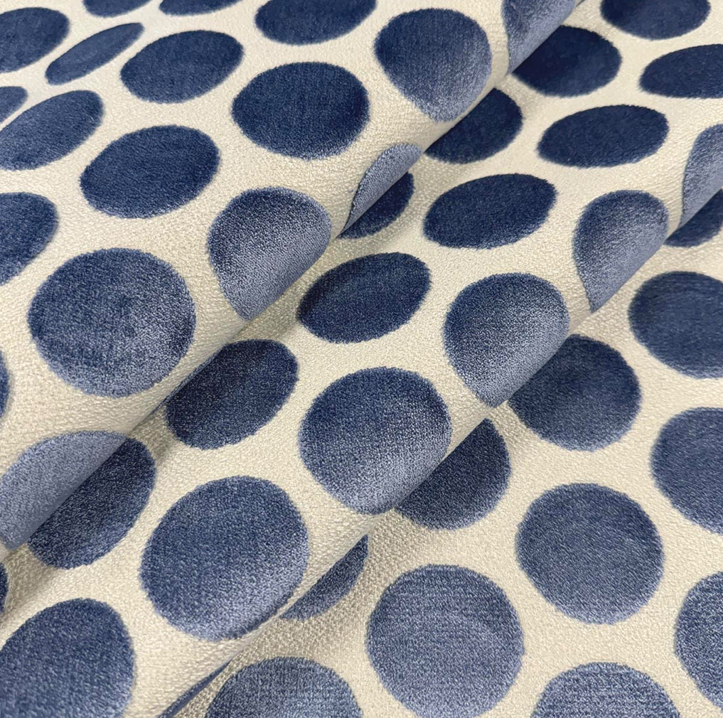 Blues Dot Velvet