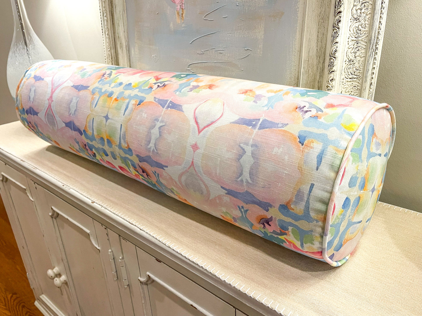 Custom Kaleidoscope Bolster Pillow (9”x36”) prices start at $199.99