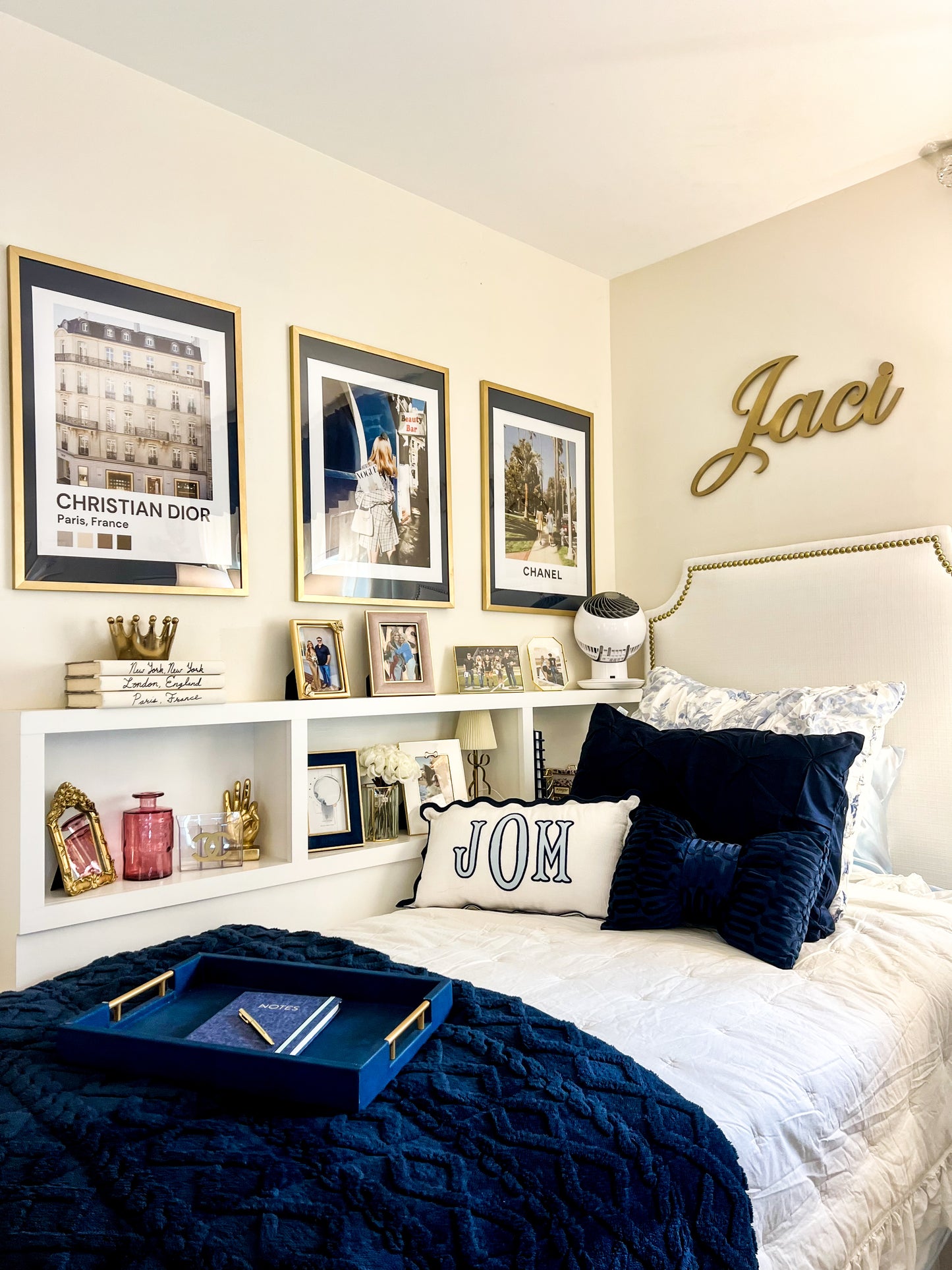 The “Cubby” Dorm Bedside Shelf