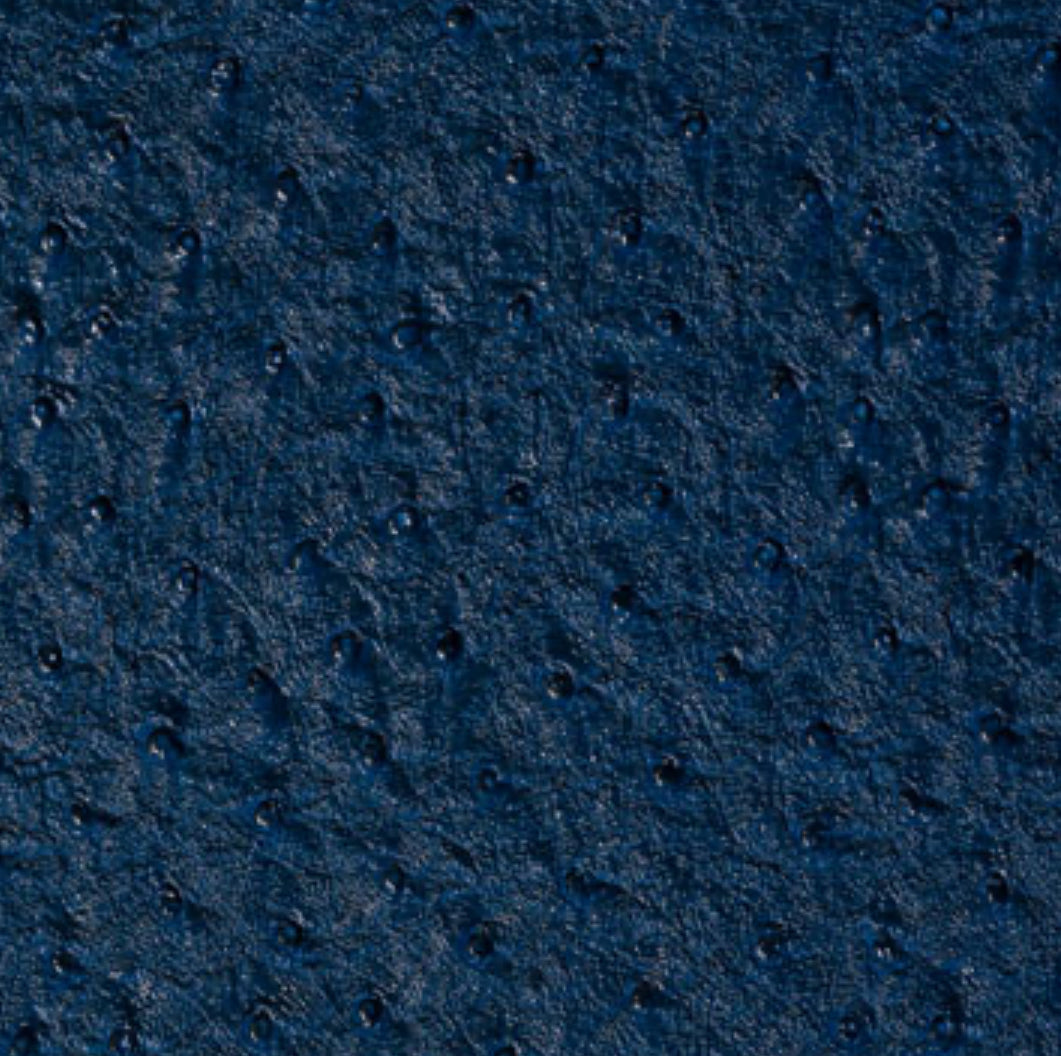 Storage Ottoman(Blue Emu Faux Leather)