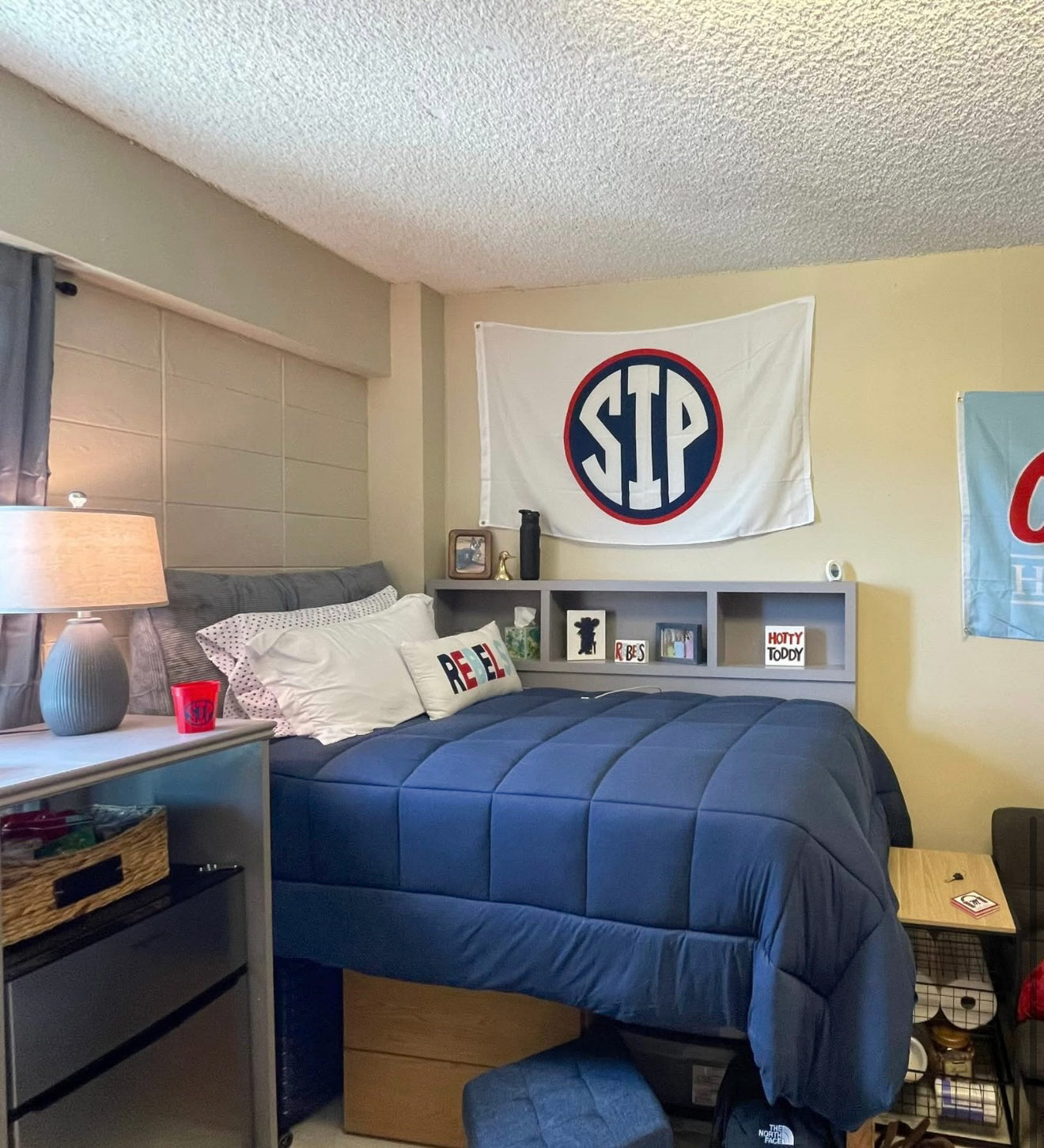 The “Cubby” Dorm Bedside Shelf