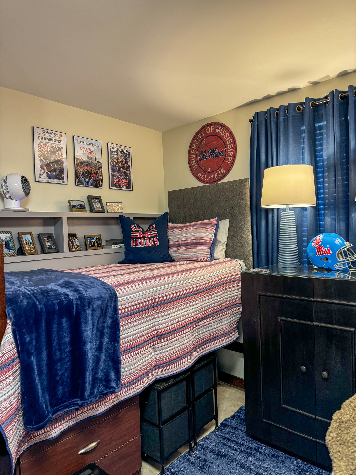 The “Cubby” Dorm Bedside Shelf