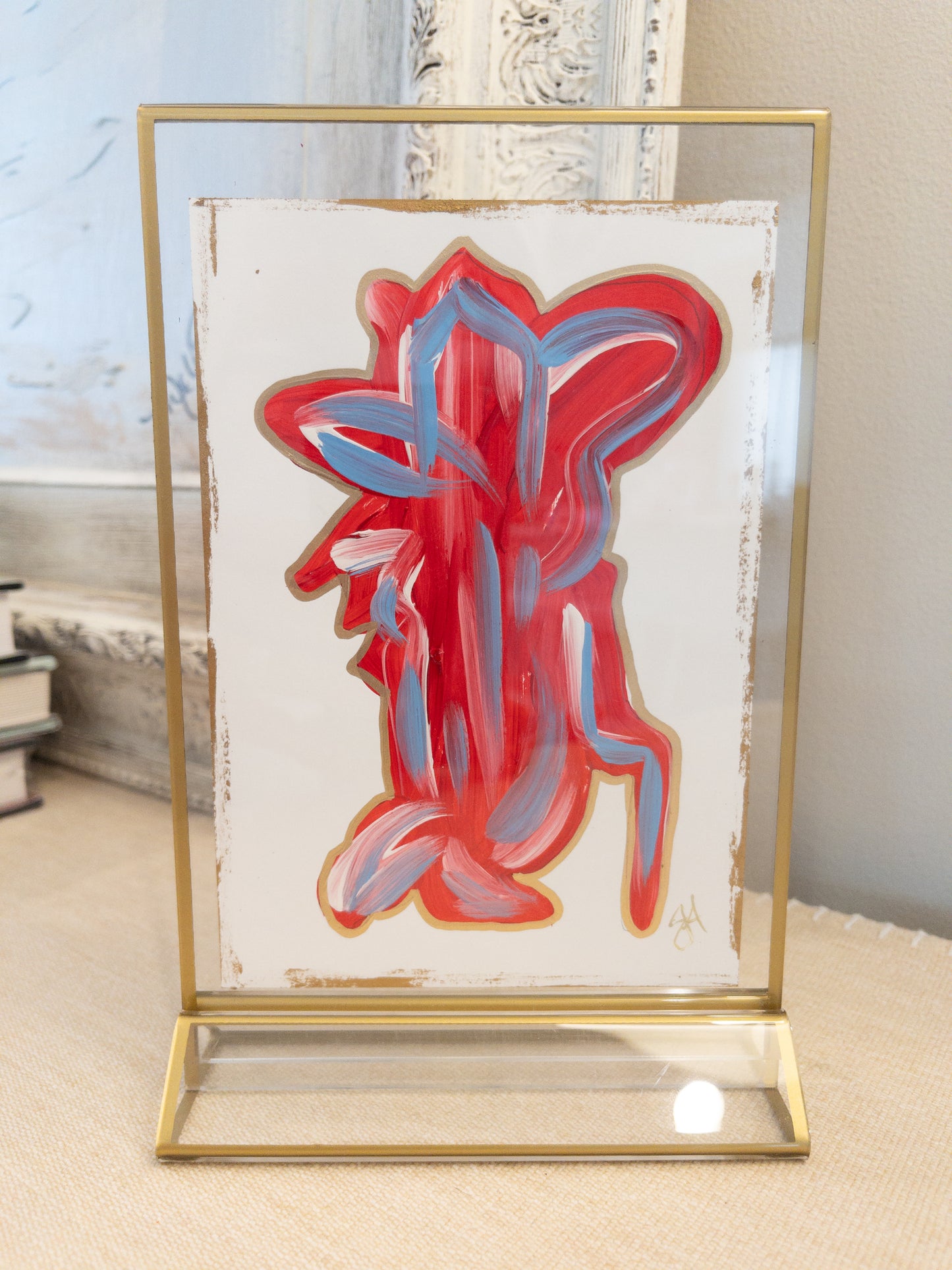 Red & Powder Blue Colonel