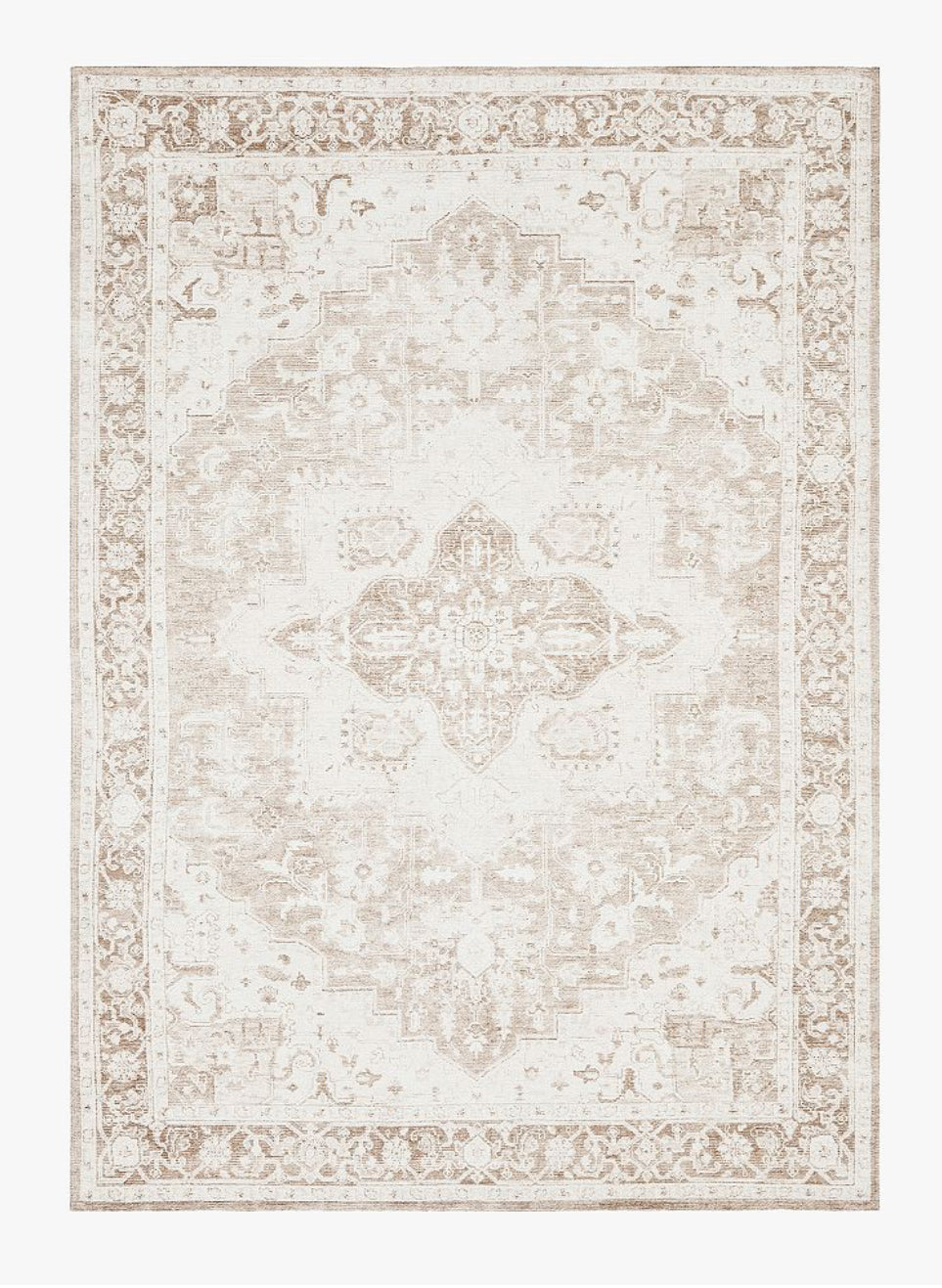 Ellington Washable Rug Oat (5’x8’) Other Sizes Available (See In Description)