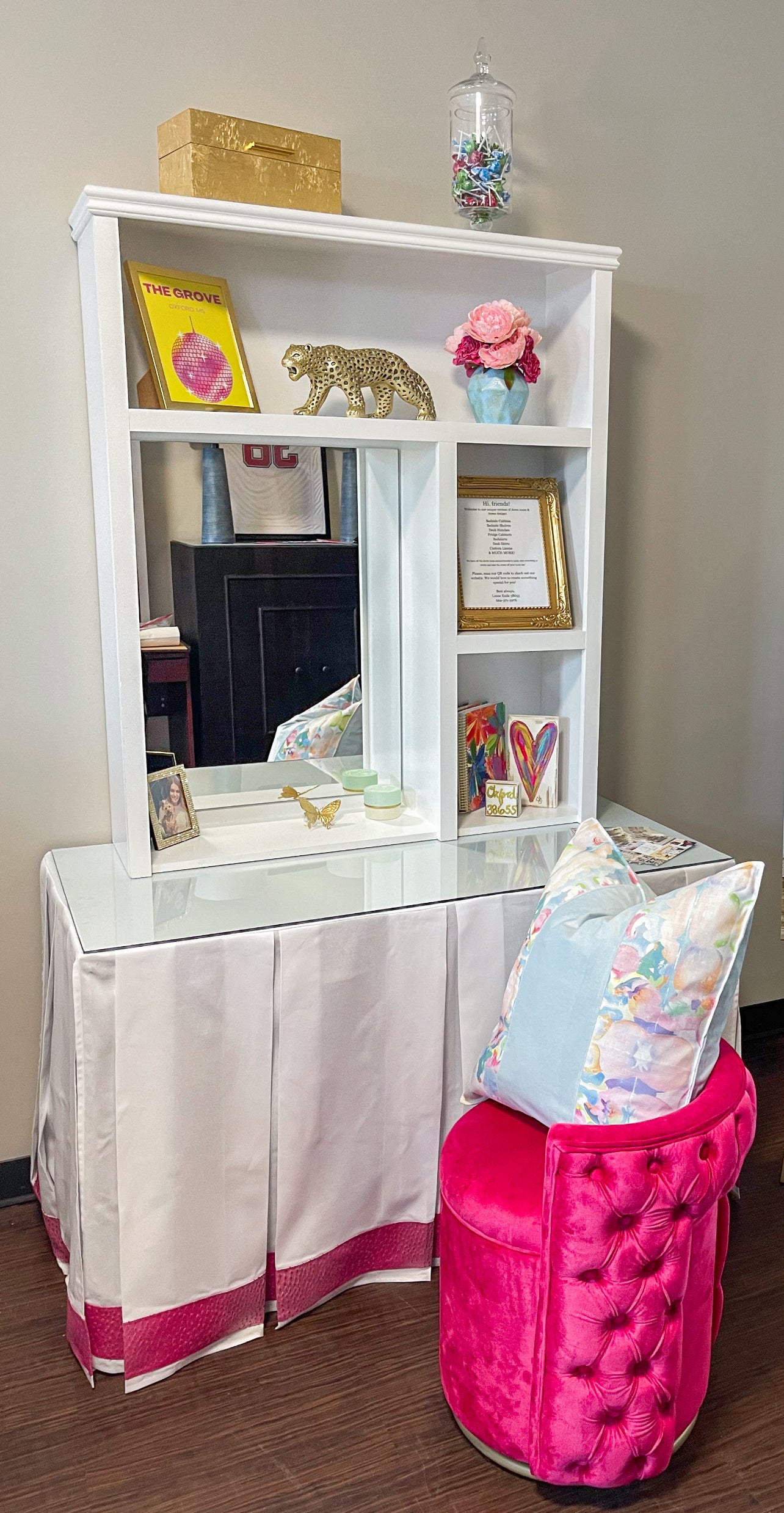 The “Maisie” Dorm Desk Hutch