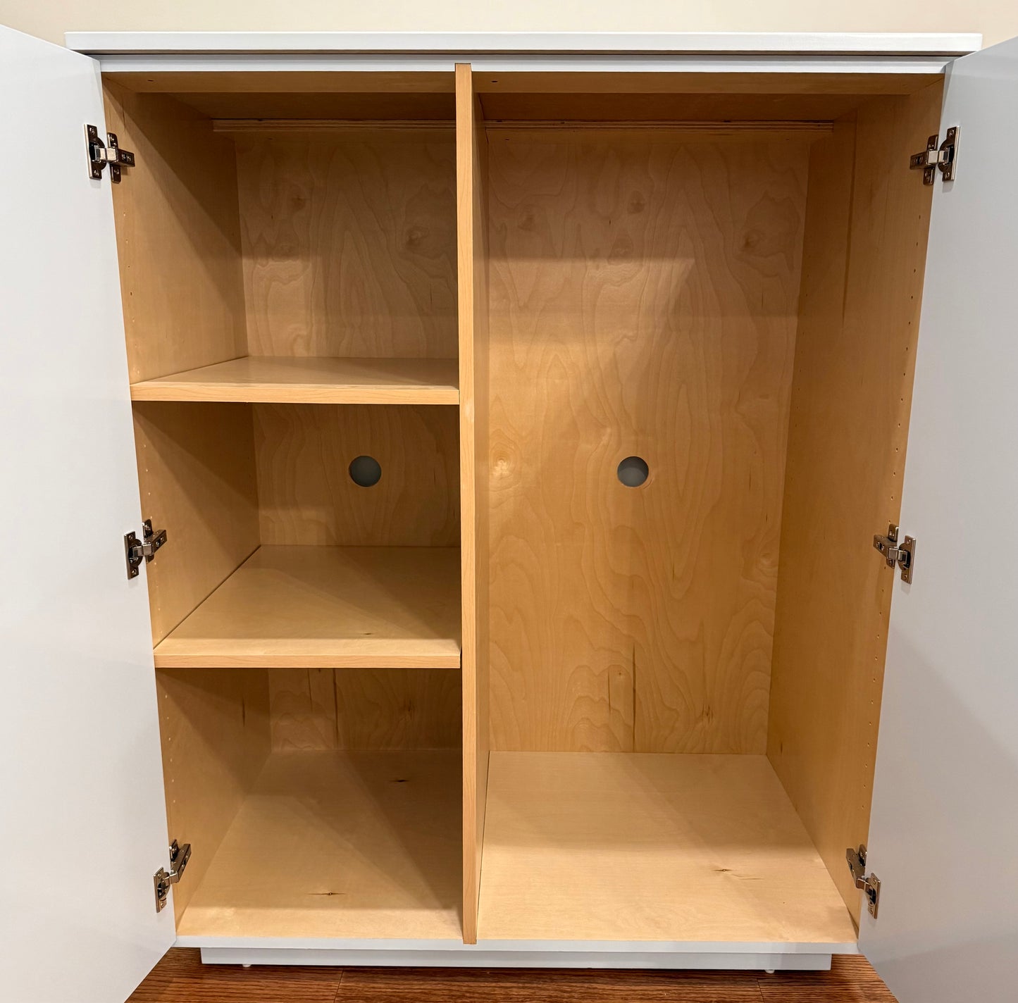 The “Kelli” Dorm Refrigerator Cabinet in Bashful Blue