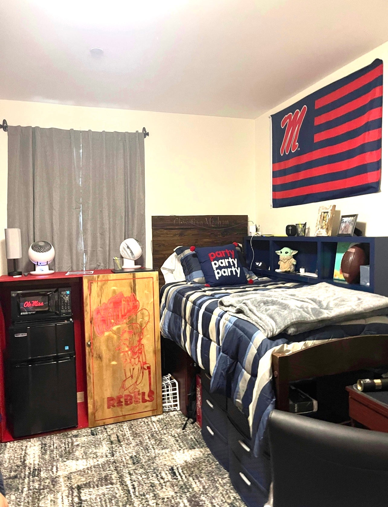 The “Cubby” Dorm Bedside Shelf