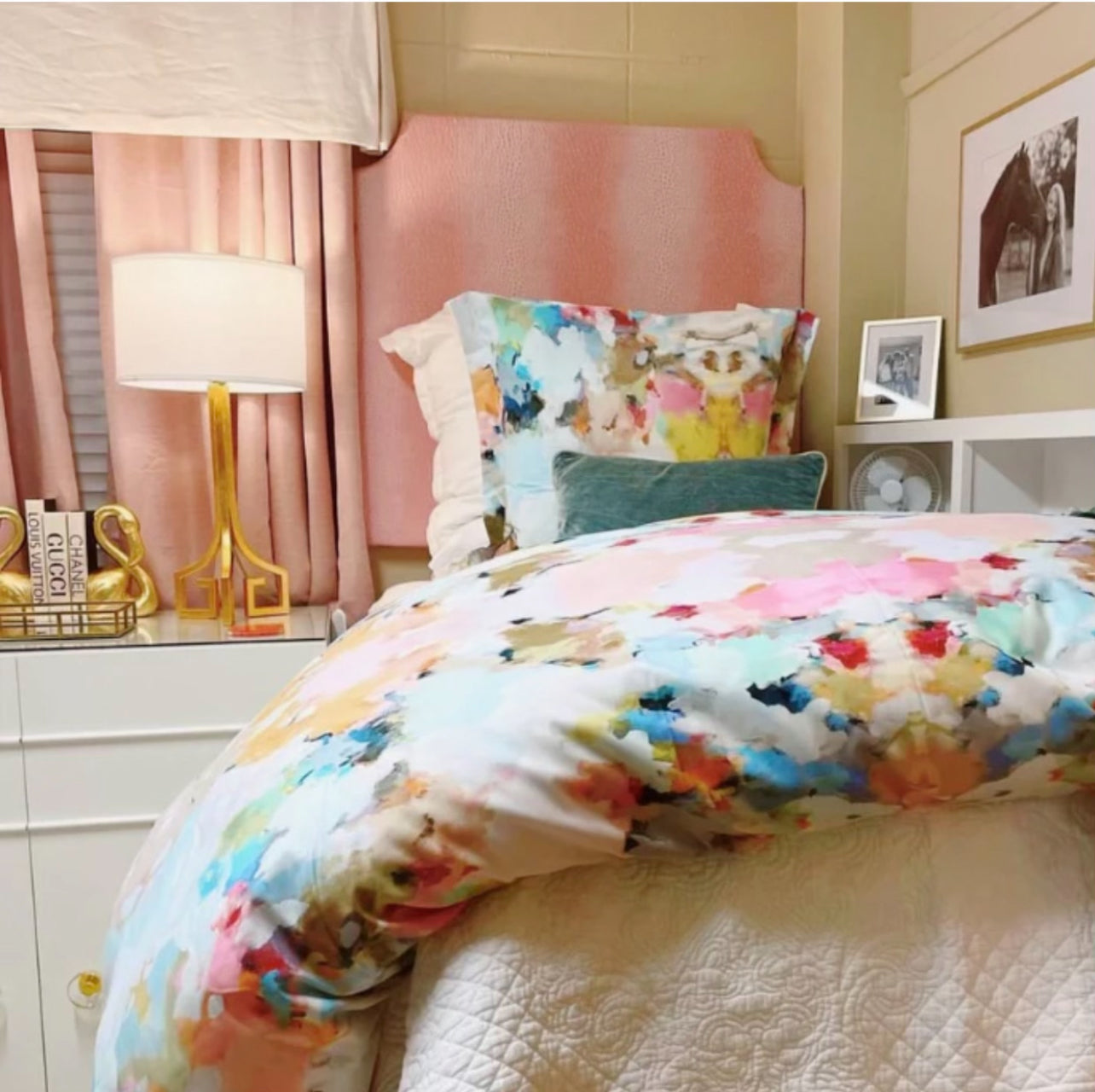 The “Cubby” Dorm Bedside Shelf