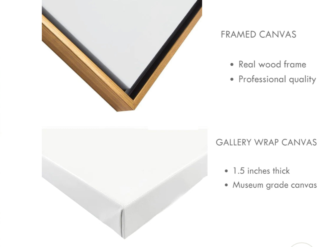 Butterfly “Hand Gilded Gold” Canvas