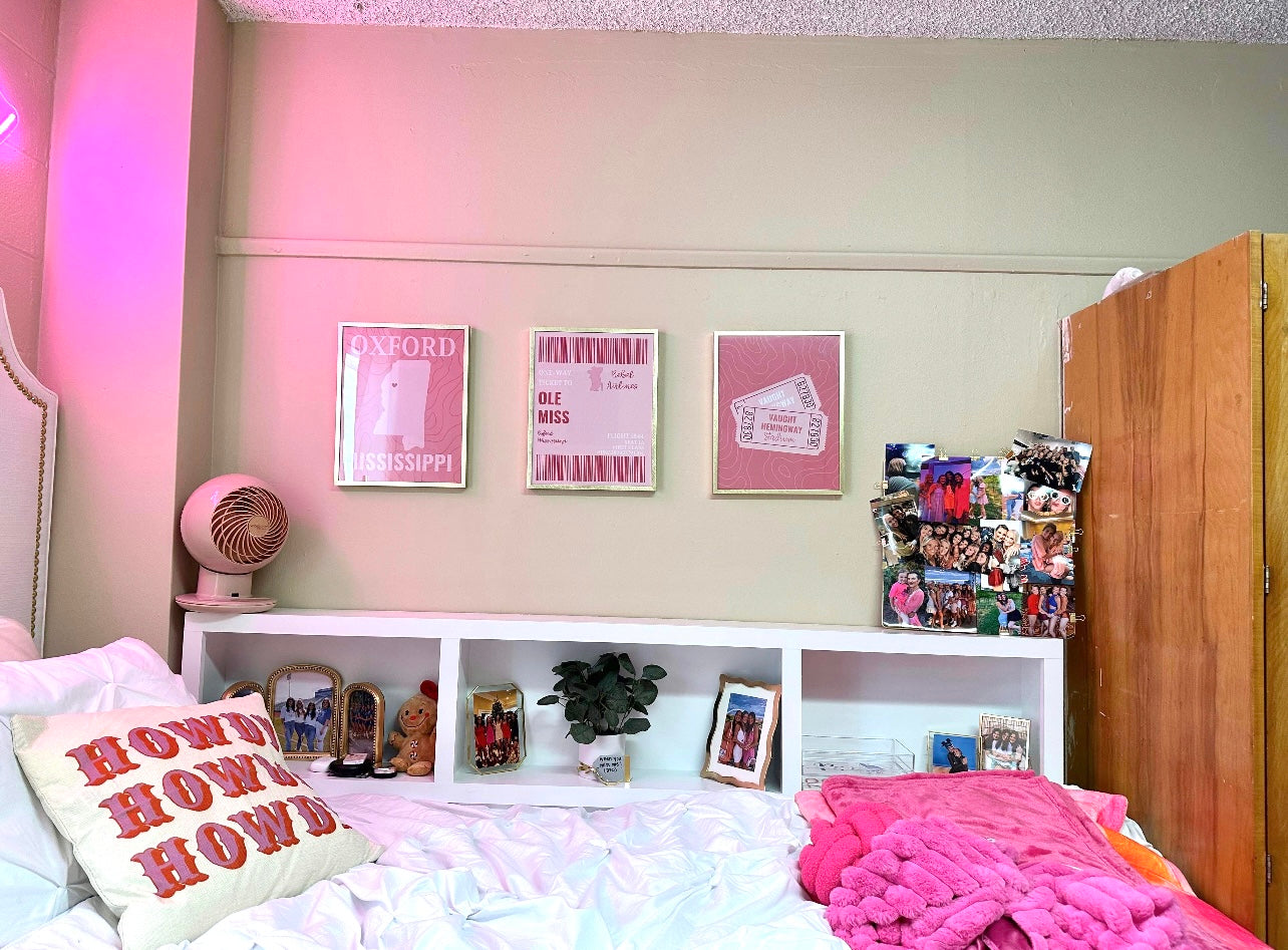 The “Cubby” Dorm Bedside Shelf