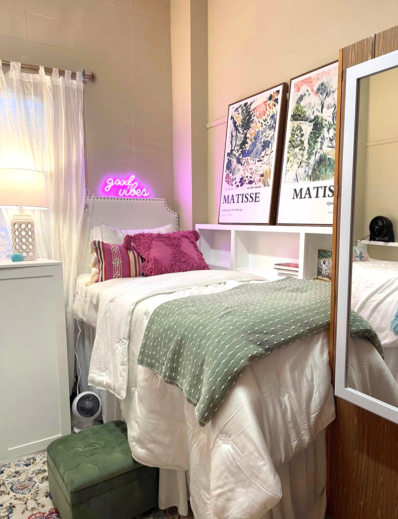 The “Cubby” Dorm Bedside Shelf
