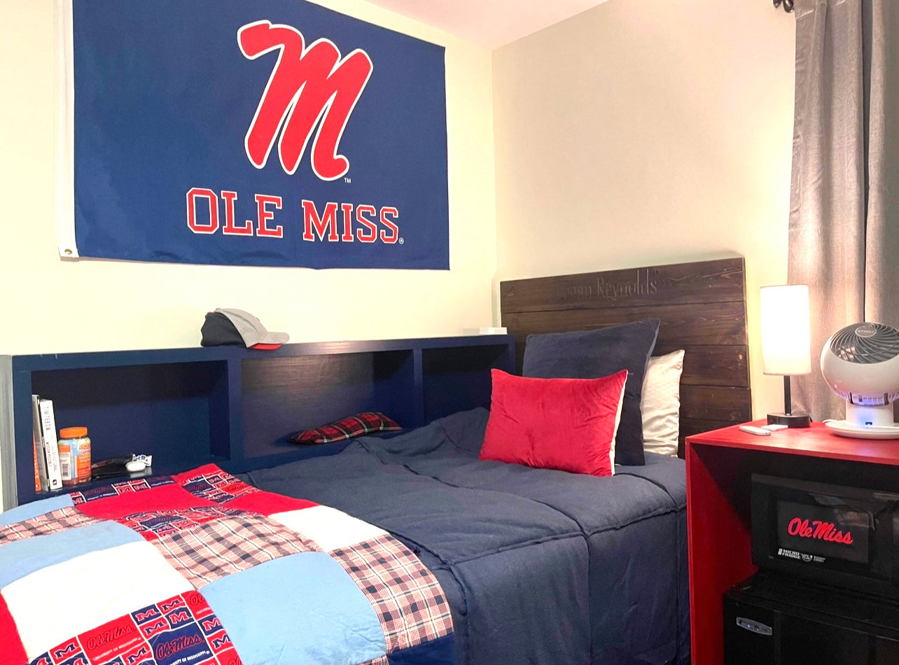 The “Cubby” Dorm Bedside Shelf