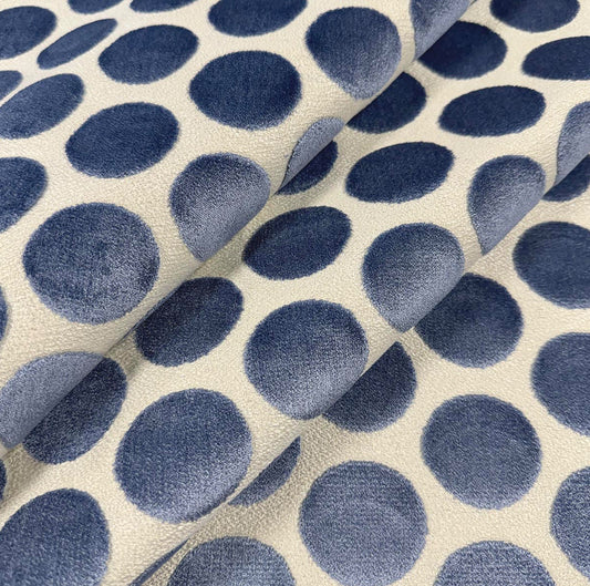 Blues Dot Velvet