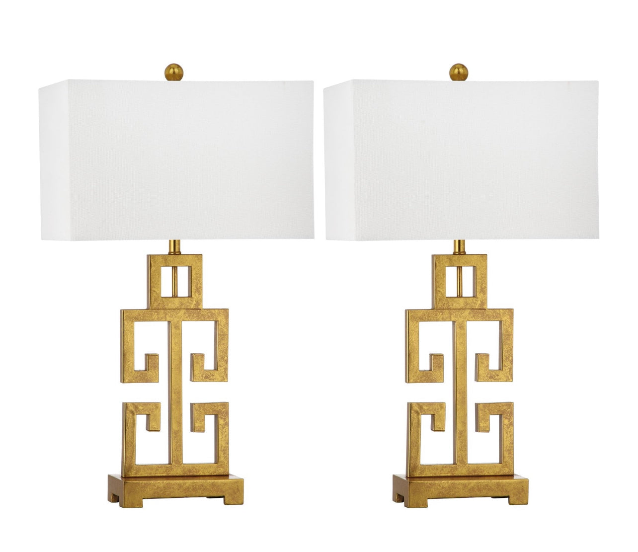 Greek Key Table Lamp (Set of Two)