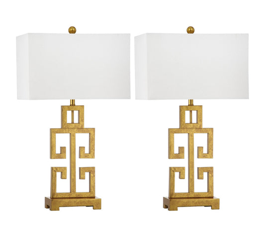 Greek Key Table Lamp (Set of Two)