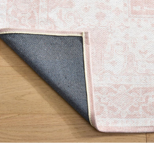 Ellington Washable Rug Blush (5’x8’) Other Sizes Available (See In Description)