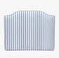“The Easy Dorm Headboard” in Cottage Stripe. Available in Blue, Green & Pink.
