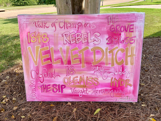 The Velvet Ditch Art