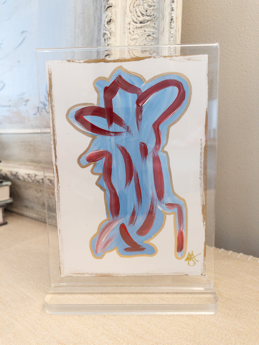 Powder Blue & Red Colonel