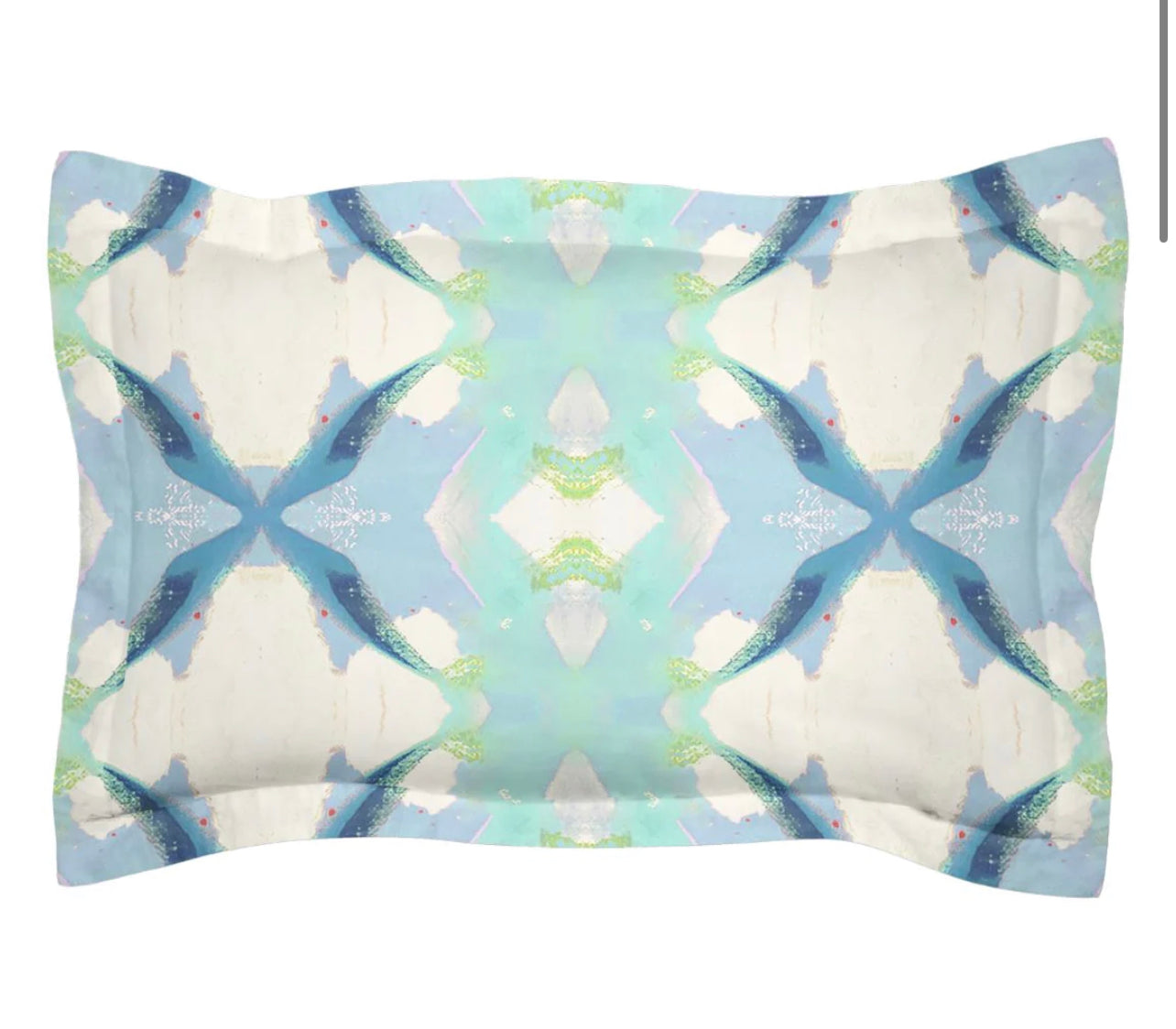 Jasmin Blue Pillow Sham (Microlux Fabric) Prices start at $112.00.