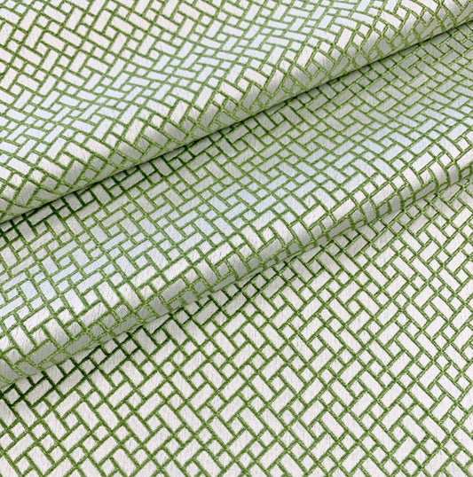 Green Bricks Fabric