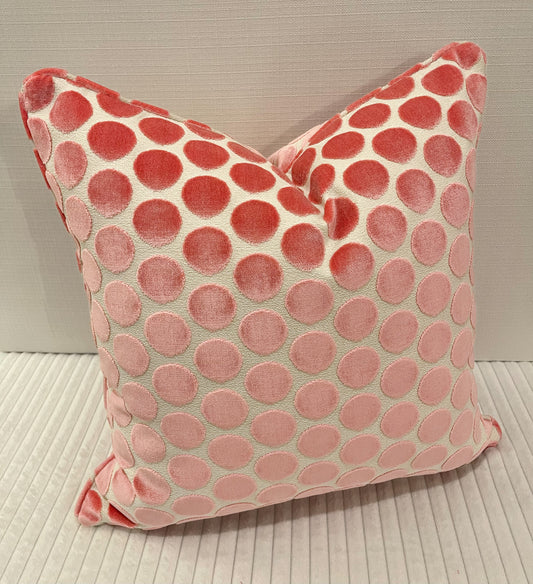 Pillow In Pinky Dot Velvet