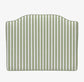 “The Easy Dorm Headboard” in Cottage Stripe. Available in Blue, Green & Pink.