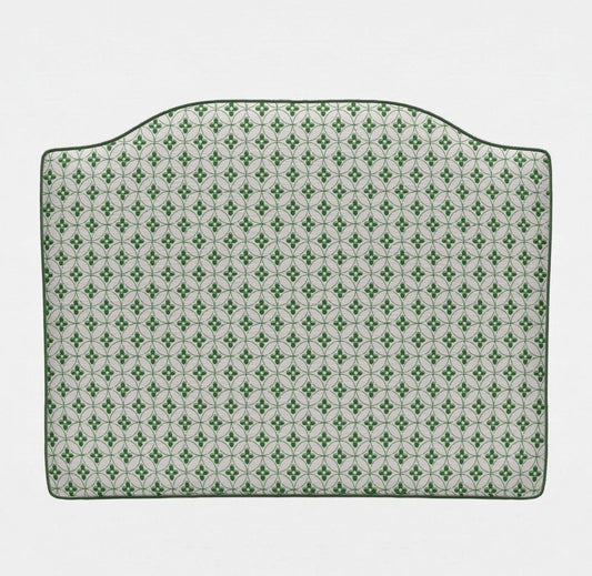 “The Easy Dorm Headboard” in Highland Park. Available in Green, Pink & Blue.