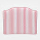 “The Easy Dorm Headboard” in Cottage Stripe. Available in Blue, Green & Pink.