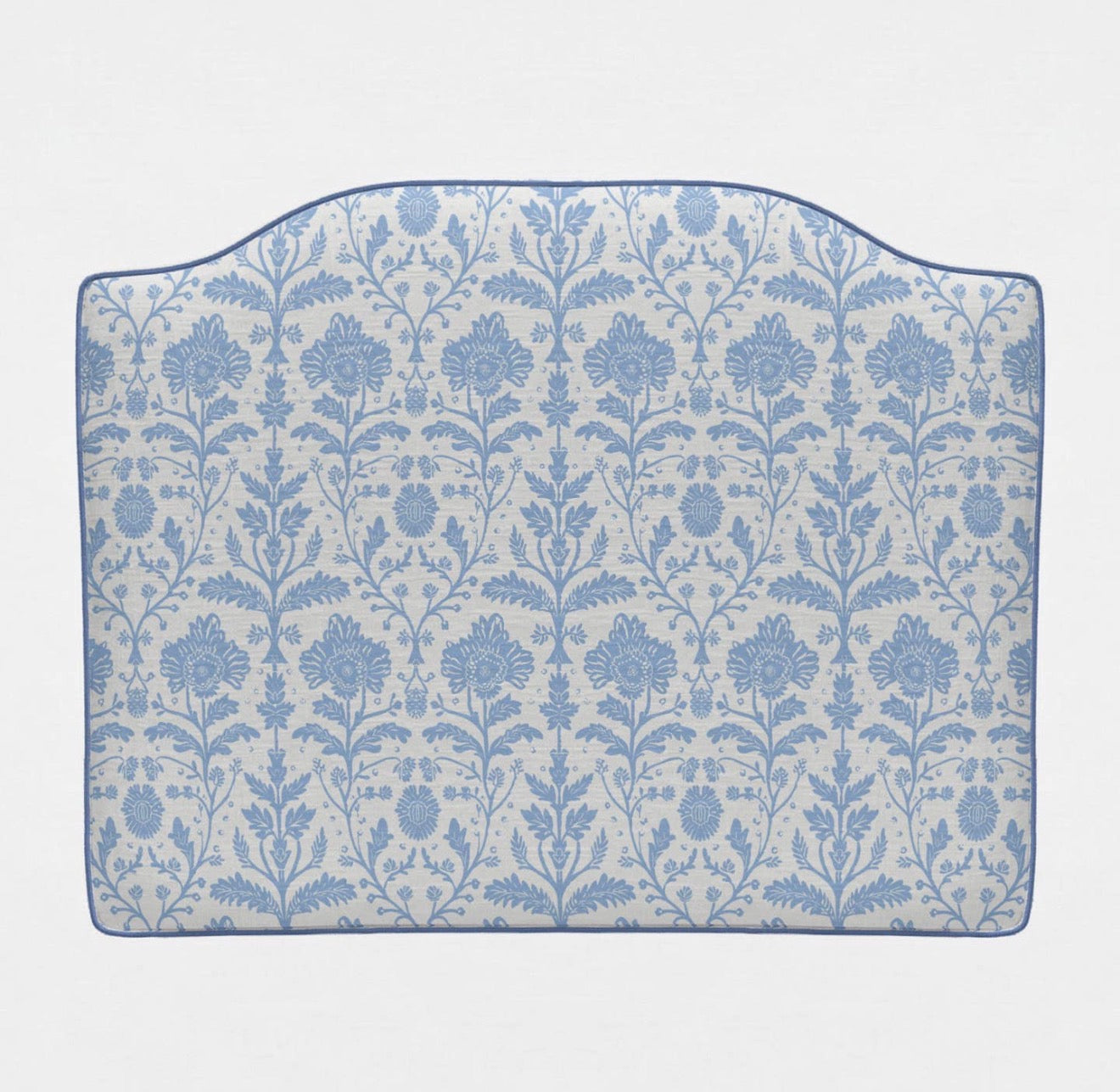 “The Easy Dorm Headboard” in Blossoms. Available in Blue & Pink.
