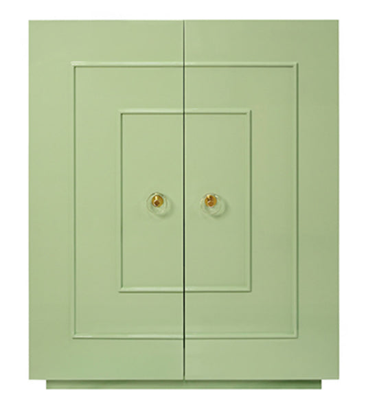 Judd Dorm Refrigerator Cabinet In Green (Free Shipping)