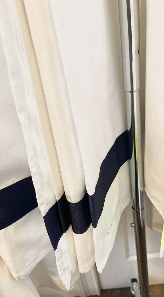 The “Crosby” Desk Skirt ( Panel Pleat or Gathered Style)