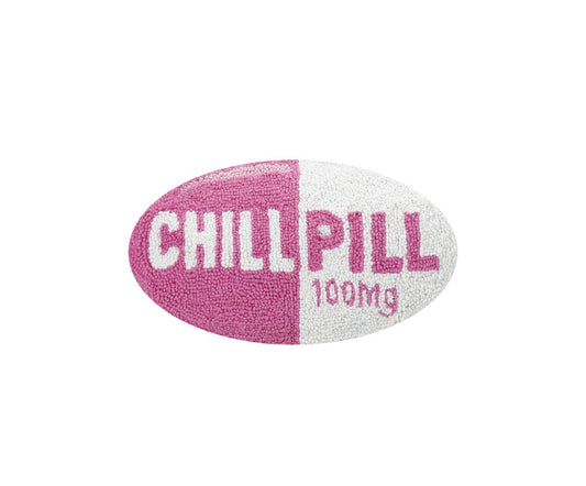 Chill Pill Hot Pink Hook Pillow